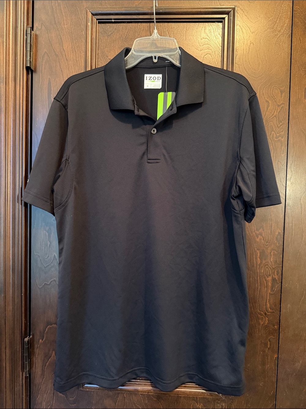 IZOD NWT Men’s Short-Sleeve Golf Polo in Black